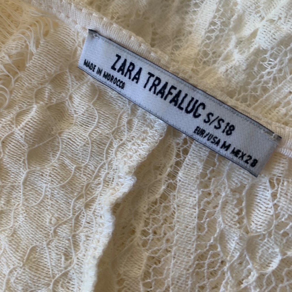 ZARA Trafaluc BOHO Lace top - Picture 3 of 3